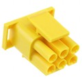 1-480704-4 - CONN PLUG 6POS UNIV-M-N-L YELLOW