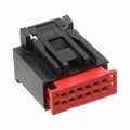 0307001121 - CONN FEMALE 12POS DUAL BLACK
