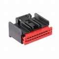 0307001208 - CONN FEMALE 20POS DUAL BLACK