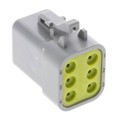 ATP06-6S-RD01 - 6-POSITION PLUG, FEMALE, REDUCED