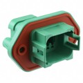AT04-08PC-PM14 - CONN RCPT HSG 8POS PANEL MNT