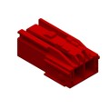 2069972209 - CP 4.5 PLUG HSG 2CKT RED