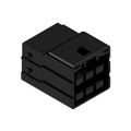 2069962606 - CP 4.5 RECPT HSG 6CKT BLACK