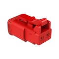 AT06-2S-RED - CONN PLUG 2POS RED