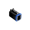 PX0100S06BK - CONN MALE 6POS FOR SKT BLK