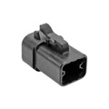 ATP06-4S-BLK - CONN PLUG 4POS BLACK