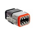 AT06-08SA-SR2GY - CONN PLUG 8POS 14-20AWG SIZE 16
