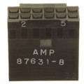 87631-8 - CONN HOUSING 12POS .100 POL DUAL