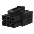 2125141006 - MINI-FIT MAX 6CKT RECEPT HSG BLK