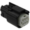 0334720601 - CONN RCPT 6POS DUAL BLACK