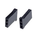175362-2 - CONN RECEPT 2POS 2ROW BLACK