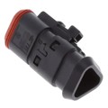 DT06-3S-TE82 - DT06-3S-TE82, PLG, 3POS, BLK, E,
