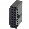 1-87631-3 - CONN HOUSING 18POS .100 POL DUAL