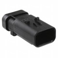 776535-2 - CONN CAP ASSY 3POS 18-20AWG GRAY