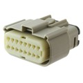 0334721602 - CONN RCPT 16POS DUAL LTGRAY