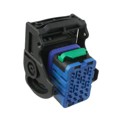 0643191216 - CONN RCPT HSG 32POS BLUE