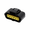 184452-1 - 6 POS SSC PLUG ASSY, BLKD CKTS
