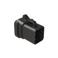 ATP06-6S-MM01BK - 6-POSITION PLUG, FEMALE, ENDCAP