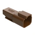 AT04-2P-BRN - CONN RCPT 2POS 14-20AWG SIZE 16