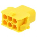 1-480705-4 - CONN CAP 6POS UNIV-M-N-L YELLOW