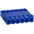 65240-006LF - CONN HOUSING 6POS .100" SINGLE