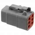 DTM06-6S - CONN PLUG HSG 6POS