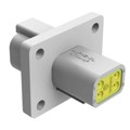 AT04-4P-CL03 - CONN RCPT HSG 4POS FLANGE MNT