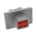 AT04-08PA-L012 - CONN RCPT HSG 8POS FLANGE MNT