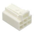 DF62C-6S-2.2C - CONN RECEPT HOUSING 6POS WHT