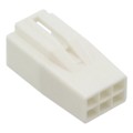 DF62B-6EP-2.2C(10) - CONN PLUG HOUSING 6POS WHT