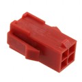 1-172159-2 - CONN CAP RCPT 4POS MINI-UMNL RED