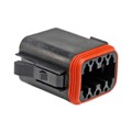AT06-08SB - CONN PLUG 8POS 14-20AWG SIZE 16