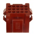 1-640513-0 - CONN RECEPT/CAP 15 POS MINI RECT