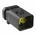776538-3 - CONN CAP ASSY 8POS 18-20AWG YEL