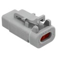 ATM06-2S-EC01 - CONN PLUG HSG 2POS W/END CAP