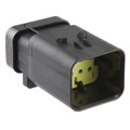 776495-3 - CONN CAP ASSY 8POS 14-18AWG YEL
