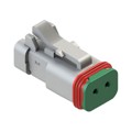 AT06-2S-SS01 - CONN PLUG 2POS W/CAP