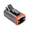 AT06-4S-BLK - CONN PLUG 4POS BLACK
