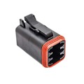 AT06-6S-RD01BLK - CONN PLUG 6POS BLACK