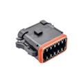 AT06-12SA-ECBLK - CONN PLUG 12POS 14-20AWG SIZE 16