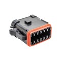AT06-12SA-MMBLK - CONN PLUG 12POS 14-20AWG SIZE 16