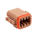 AT06-08SD - CONN PLUG 8POS 14-20AWG SIZE 16