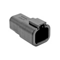 ATP04-4P-BLK - CONN RCPT 4POS BLACK