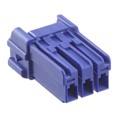 HILP-03V-3-E - CONN PLUG HOUSING 3POS BLUE