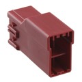 HILR-04VF-2-R - CONN RECEPT HOUSING 4POS RED