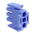 1-350766-6 - CONN PLUG HSG 3POS BLUE