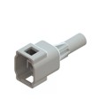 572-001-000-100 - CONN PLUG HSG 1POS WHITE