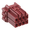 HILP-08V-2-R - CONN PLUG HOUSING 8POS RED