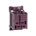 1600270015 - STAK50H RCPT ASSY 25CKT PURPL KE