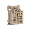 1600280017 - STAK50H RCPT ASSY 32CKT LTBRN KE